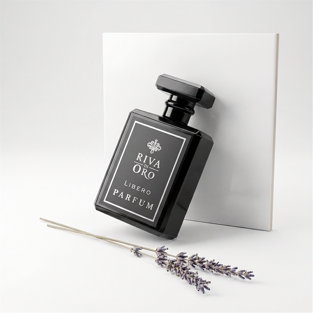 Libero 100ml perfume packaging by Riva di Oro