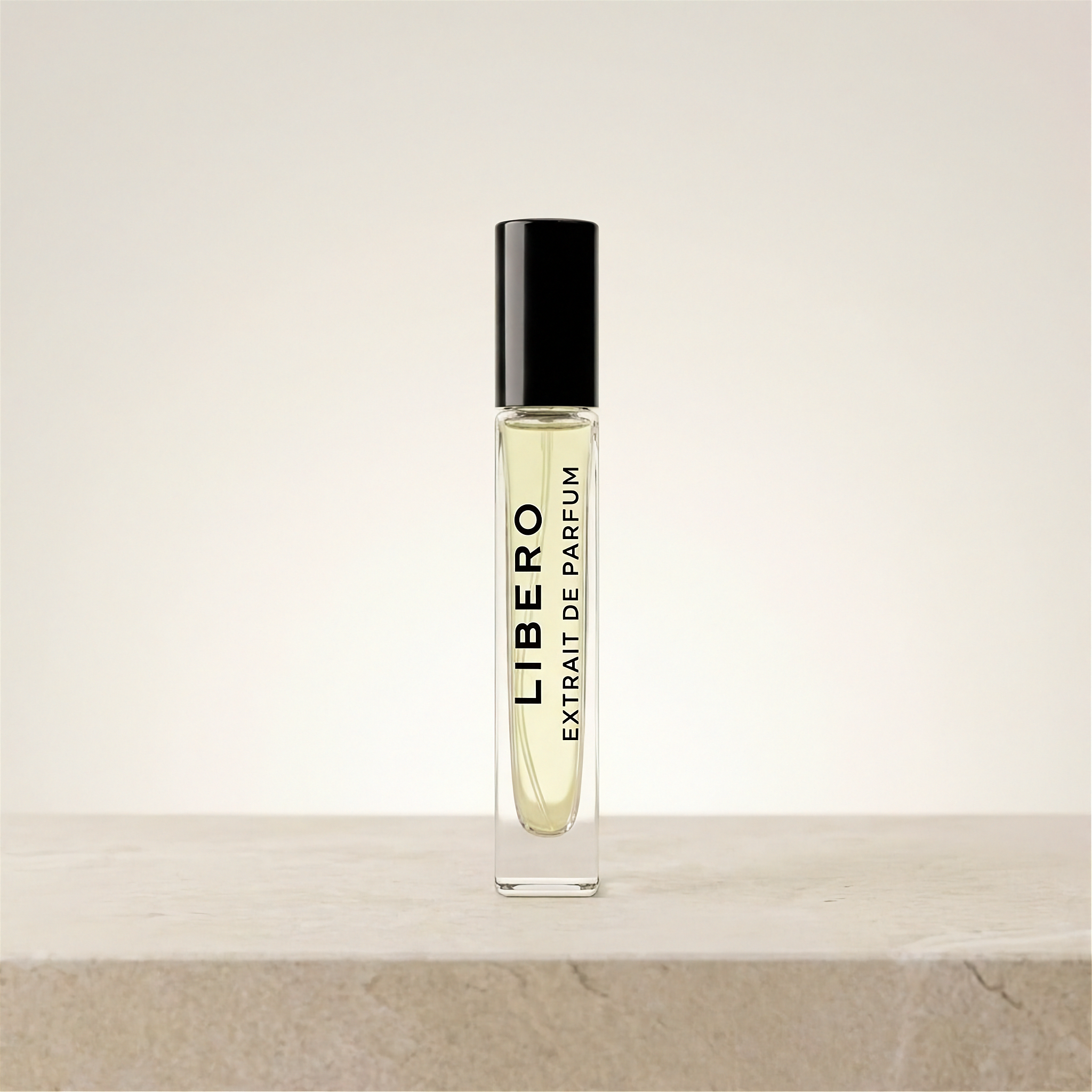 Libero 100ml perfume bottle lifestyle shot by Riva di Oro